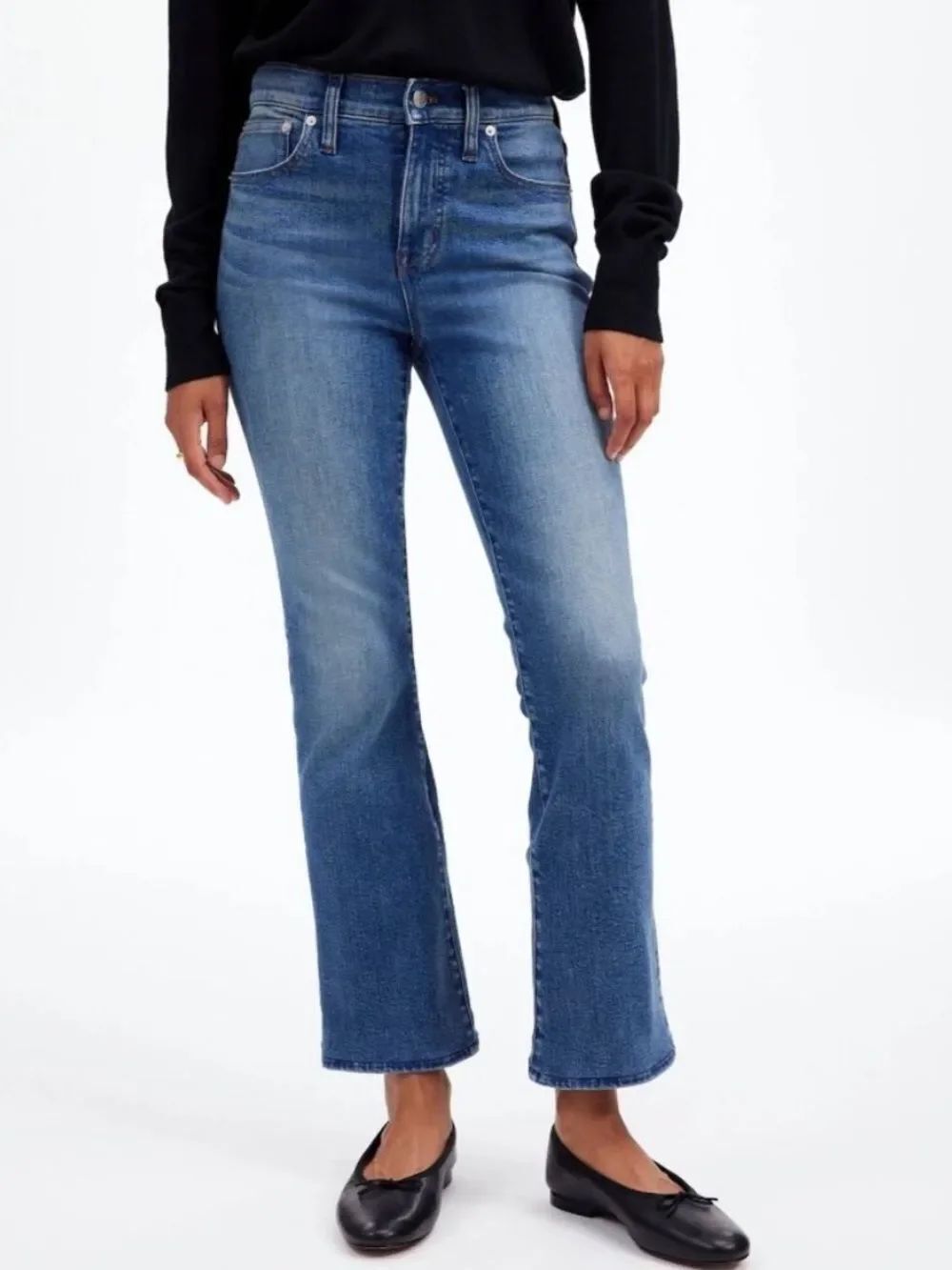 Madewell Mid Rise Kick Out Jean Womens 14